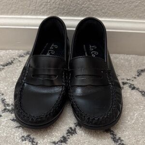 LaCoqueta Kids Black Loafer Dress Shoes
